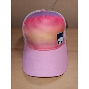 A&F California Bear Sunset Gradient Mesh Trucker Hat Size Adult